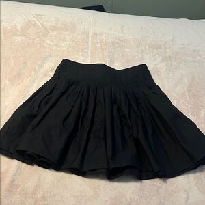 Anthropologie Black Mini Skirt